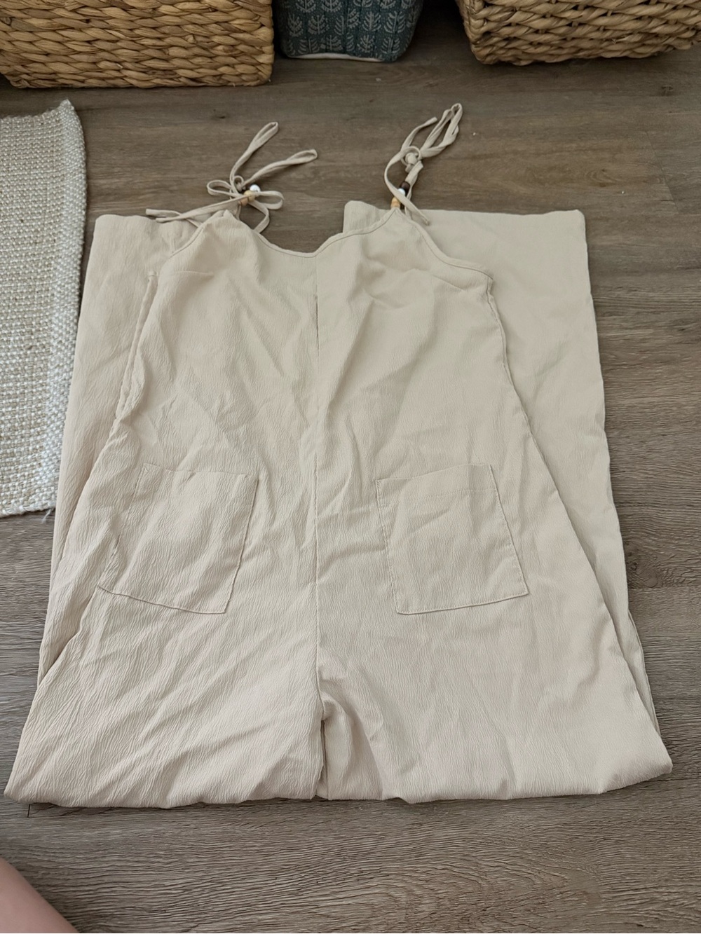 Beige jumpsuit